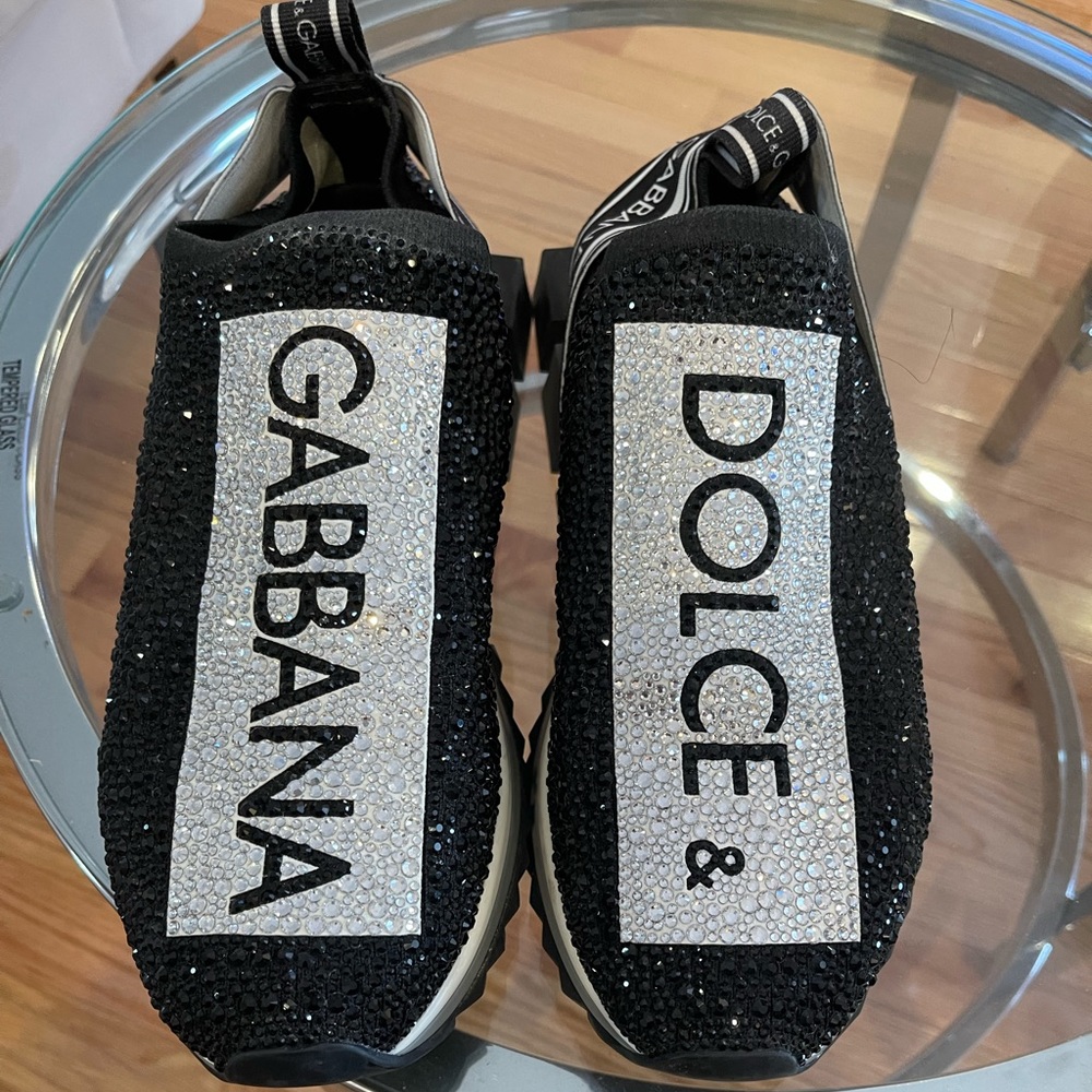 Dolce & Gabbana Sorrento Sneakers with Crystals